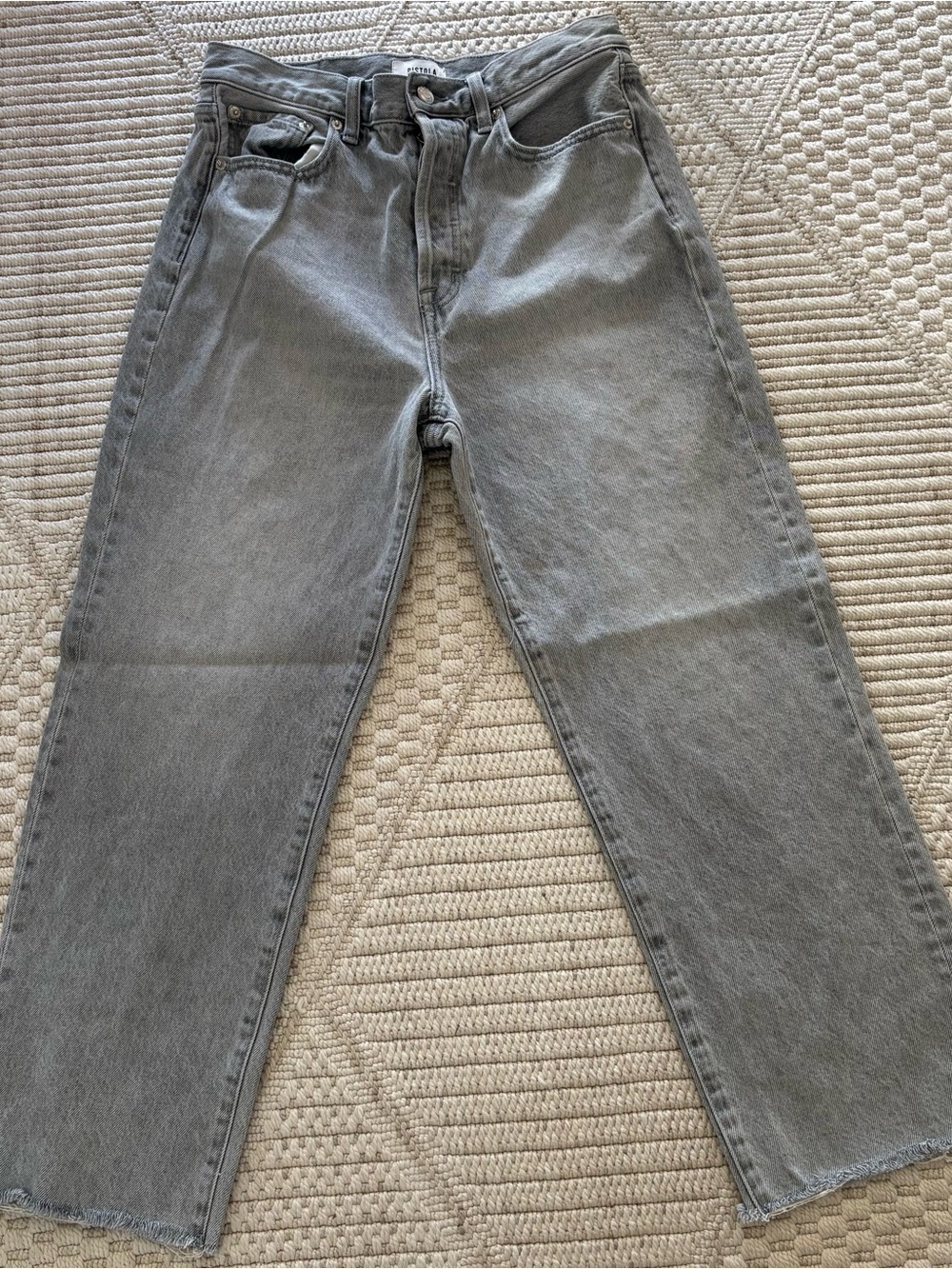 Pistola Women Gray Straight Jeans